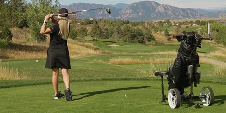 Walk Like a Pro: How a Motorized Golf Push Cart Helps You Score Better