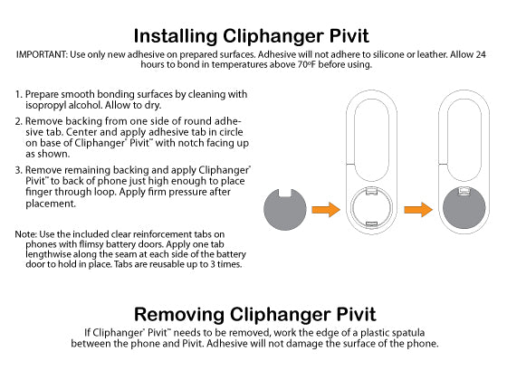 Remote Control Cliphanger